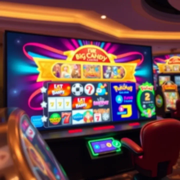 Vibrant casino gaming screen featuring a variety of slot games and secure payment icons