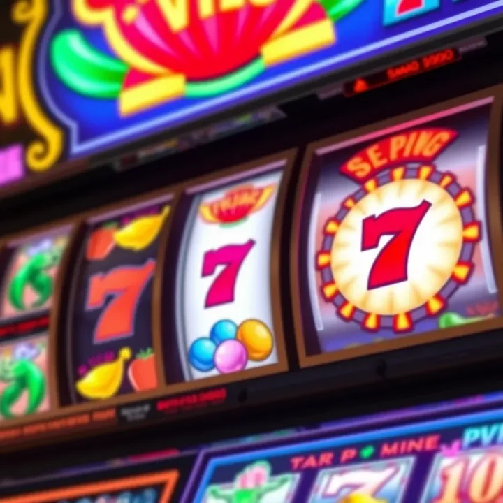 Colorful online pokies interface showcasing reels with various symbols and a glowing payout meter