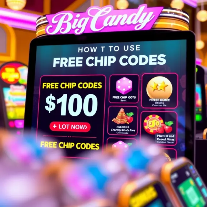 How to Use $100 Free Chip Codes at Big Candy Casino