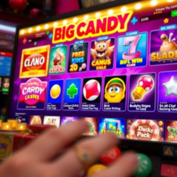 User interface showcasing casino game selection and bonus offers