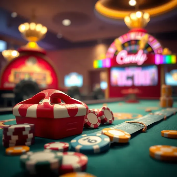 Illustration of online casino rewards with emphasis on no deposit bonus benefits