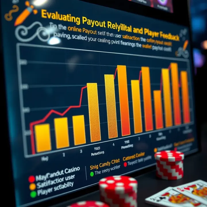 Detailed chart displaying online casino payout reliability and user satisfaction