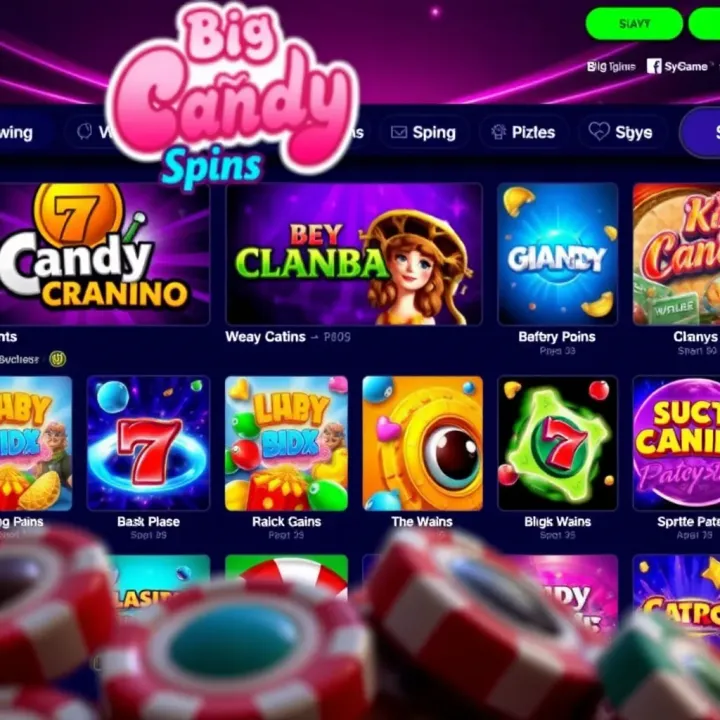 A vibrant online casino interface displaying various slot games available for Australian players