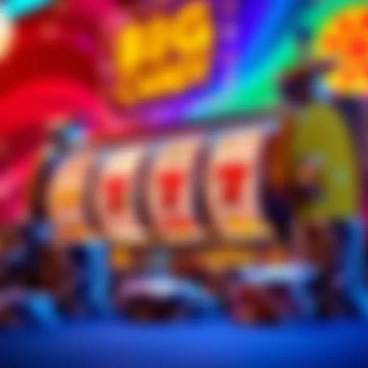 Illustration of casino chips and spinning reels highlighting free spins bonus