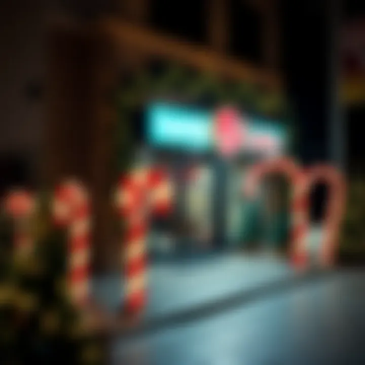 Big Candy Cane Props for Festive Displays