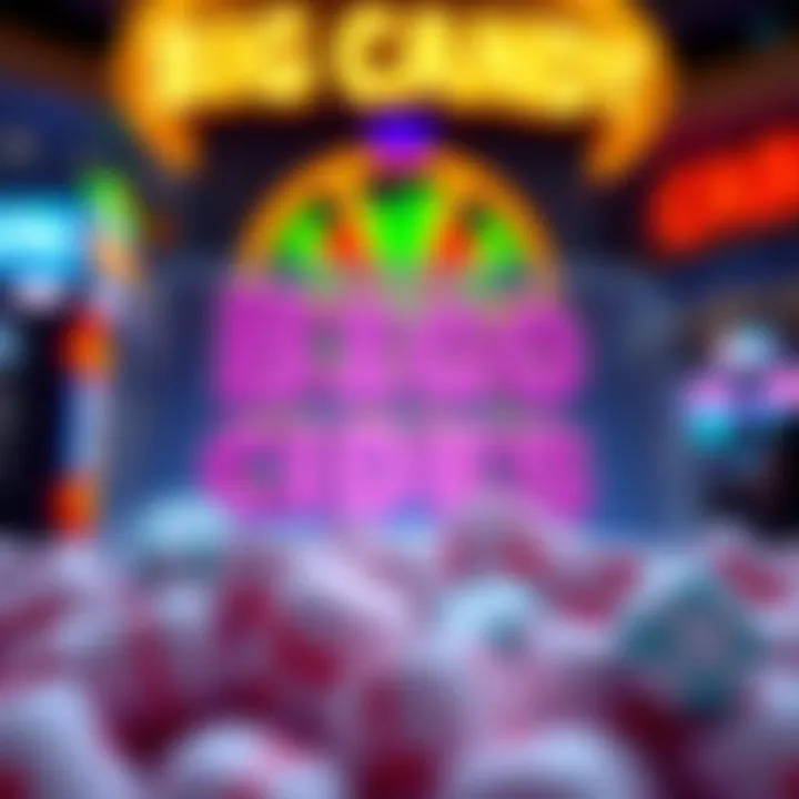 Illustration of bonus codes unlocking rewards at Big Candy Casino Australia