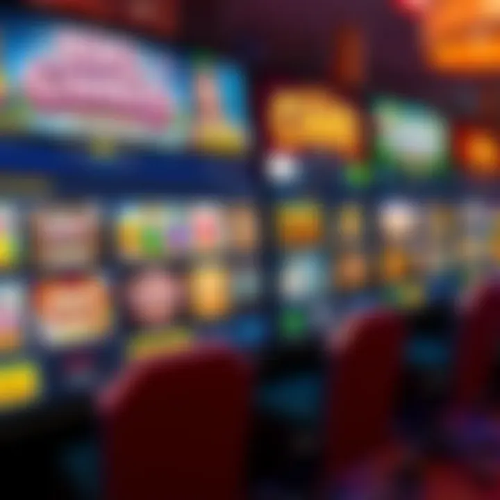 Online casino interface displaying a variety of slot and table games available for Australian players