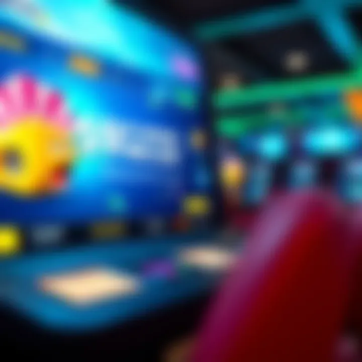 Bright casino interface highlighting free spins promotion and user-friendly payment options