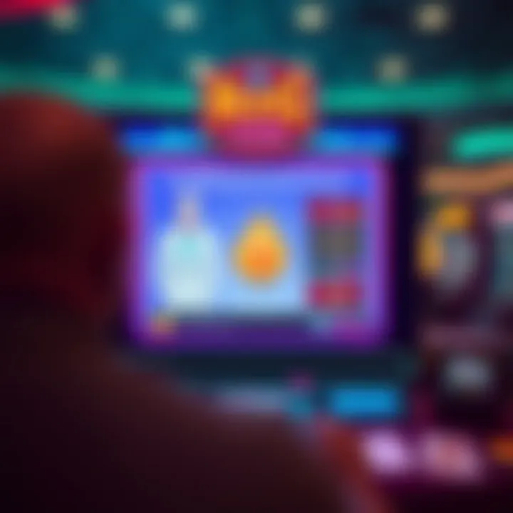 Digital illustration of troubleshooting common account access issues on Big Candy Casino platform