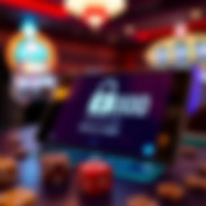 Illustration of a casino bonus code being unlocked on a digital device
