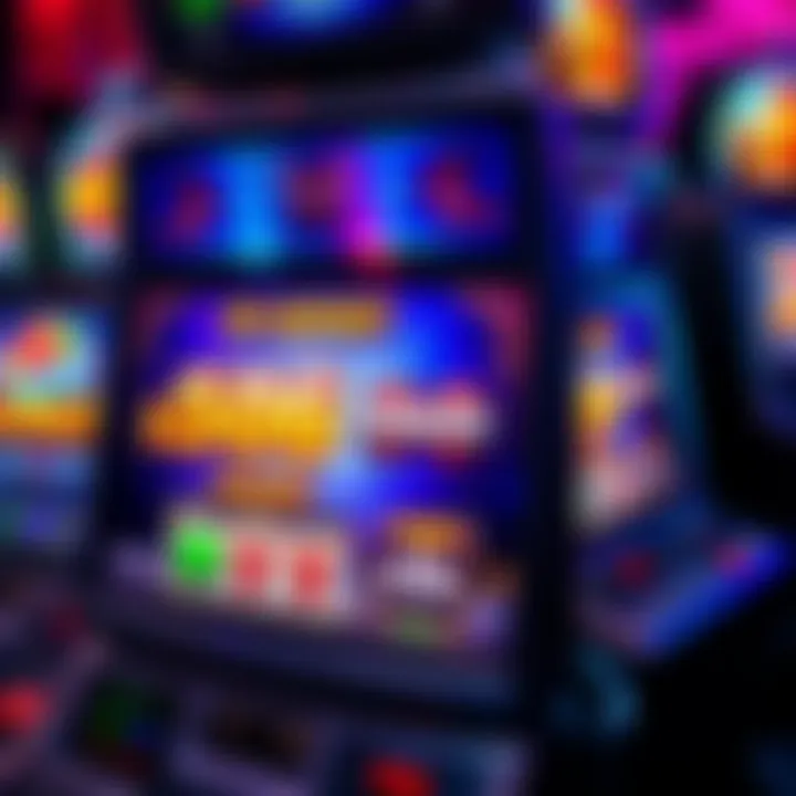 Digital slot machine interface showcasing no deposit bonus offers for players