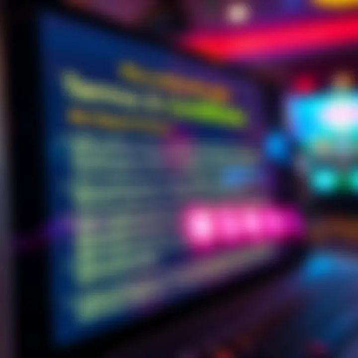 Illustration of casino bonus terms and conditions displayed on a digital screen
