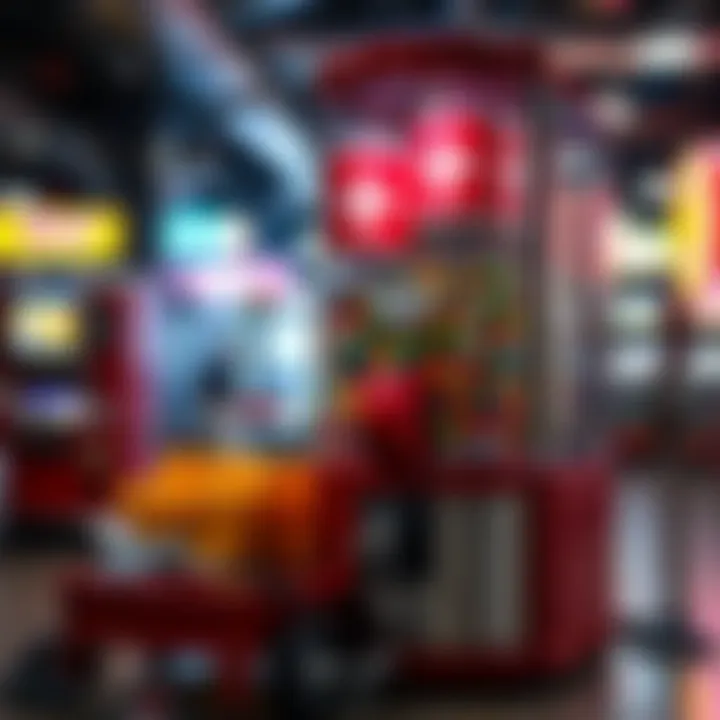 Maintenance Setup for Large Candy Dispensers in Commercial Spaces Candy dispenser setup in a commercial environment with maintenance tools nearby