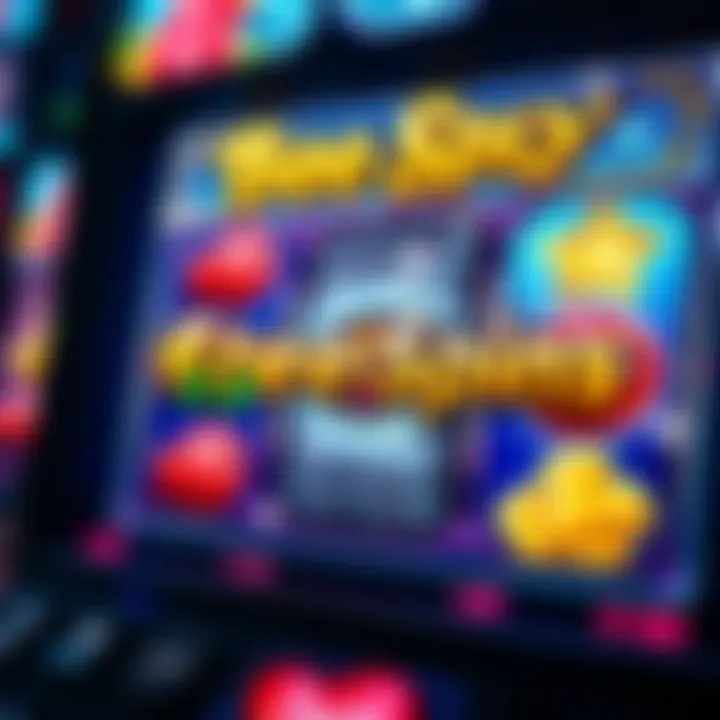 Close-up of a digital slot game interface highlighting the bonus free spins feature