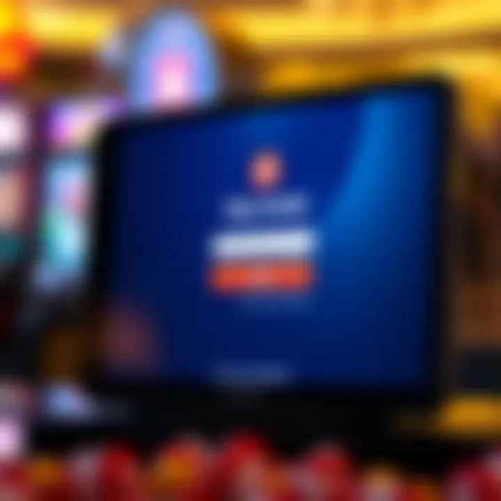 User interface showing secure login screen for Big Candy platform on a digital device