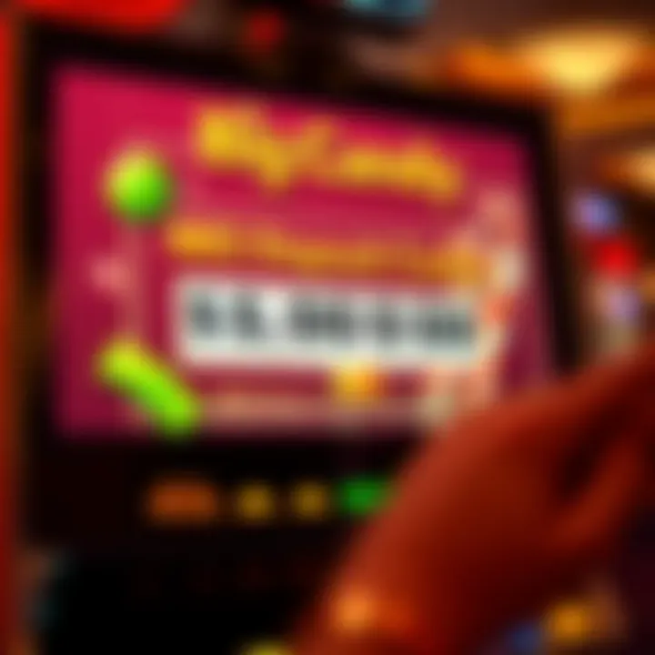 Illustration showing a digital coupon code displayed on a screen with candy graphics