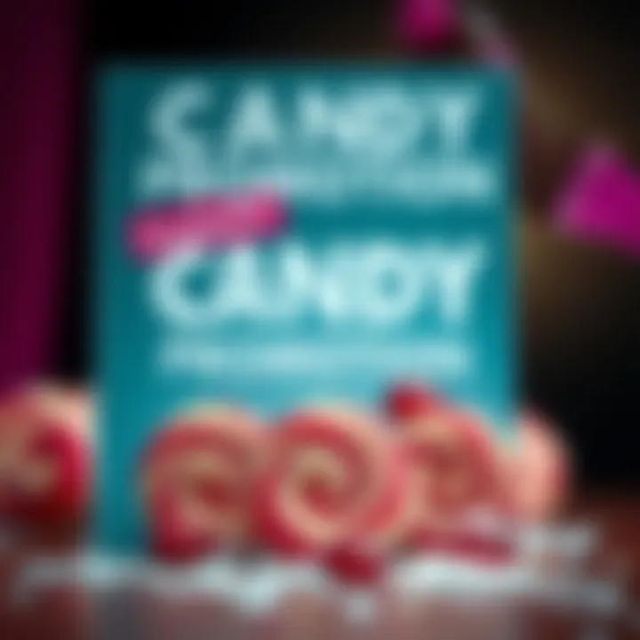 Promotional flyer showcasing special candy deals and discount offers