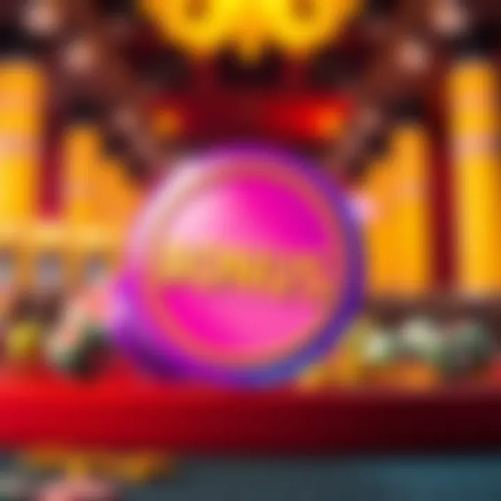 Illustration of a bonus reward icon symbolizing casino bonuses