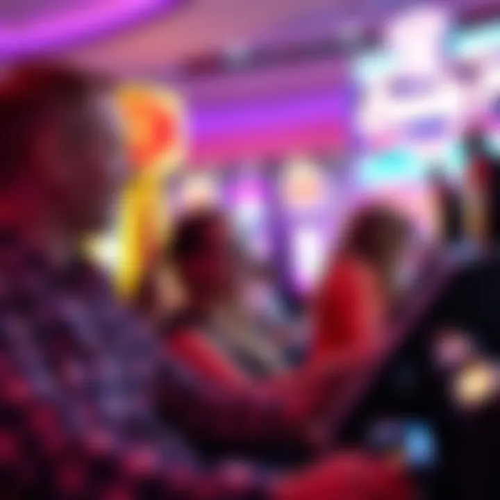 Illustration of Australian casino players enjoying digital gaming with engaging promotions