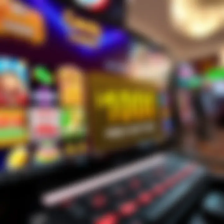 Digital casino screen showing various slot games and a highlighted $100 chip offer