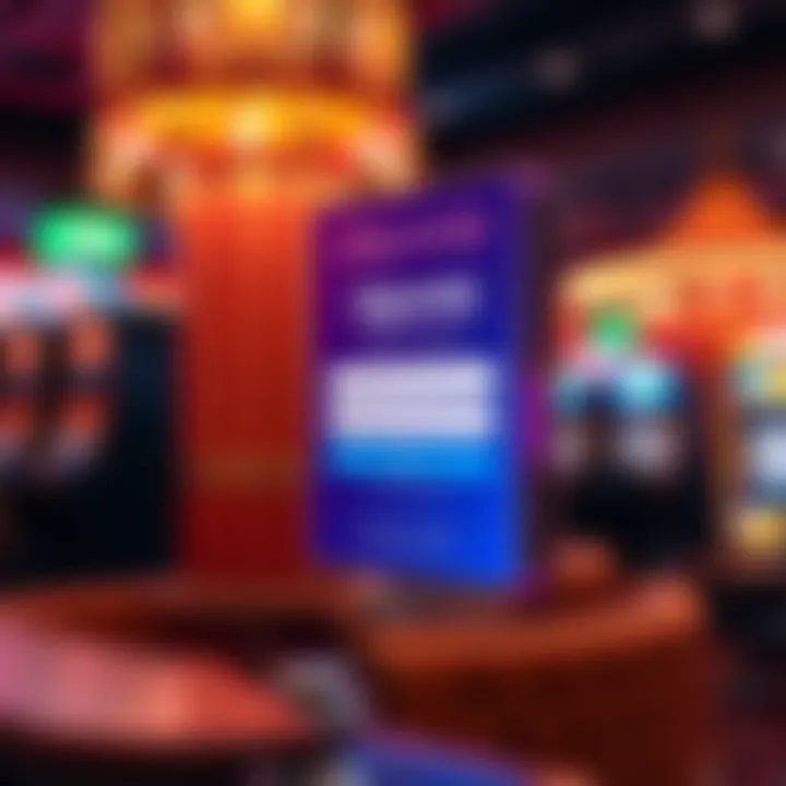 Secure login interface for accessing abigcandy Casino platform