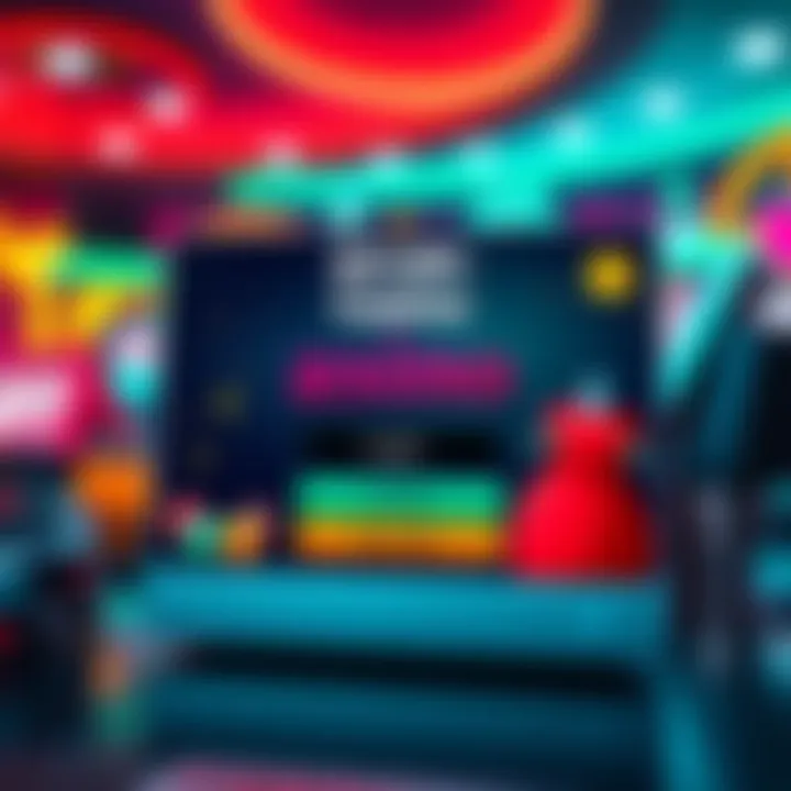 Secure login interface of a vibrant online casino platform with Australian-themed elements