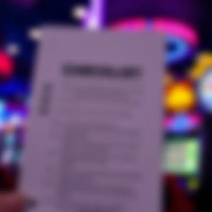 Checklist highlighting key factors to choose safe and trusted online pokies sites