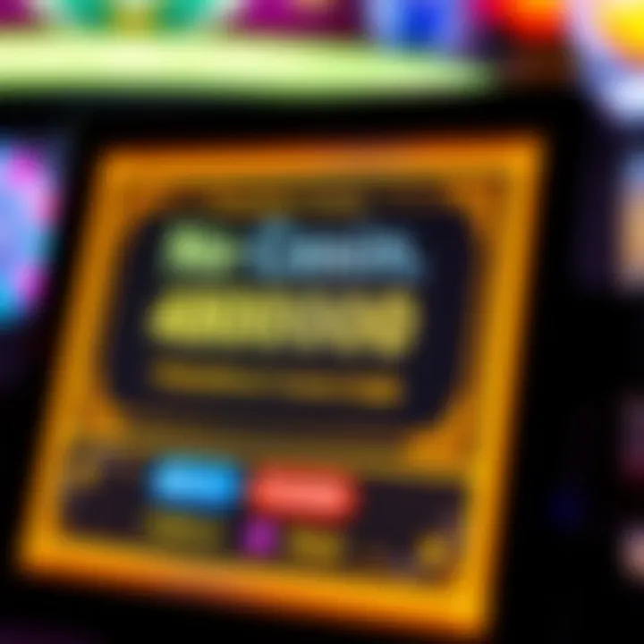A digital screen displaying a promotional code for online casino rewards