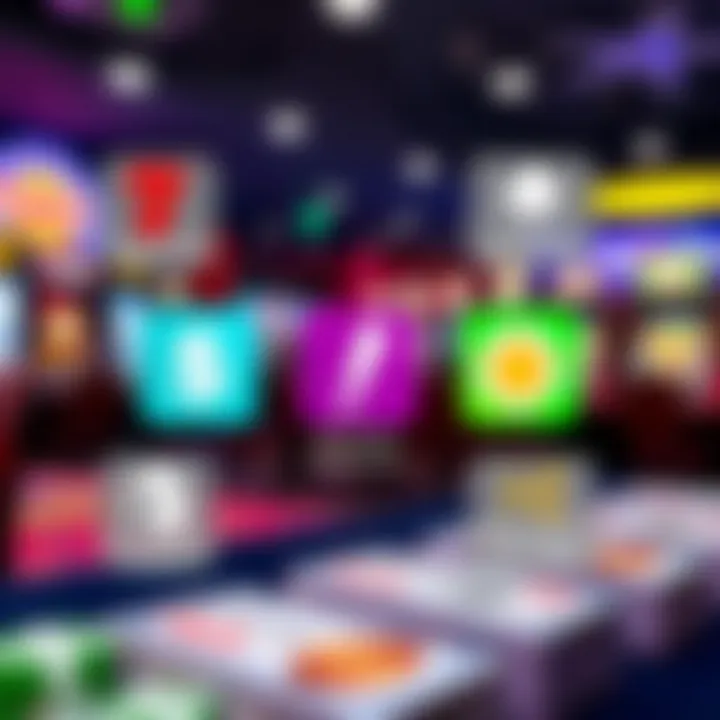 Graphical representation of casino game icons highlighting benefits of no deposit codes