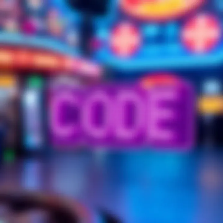 Illustration of a glowing code unlocking exclusive upgrades and bonuses in Big Candy