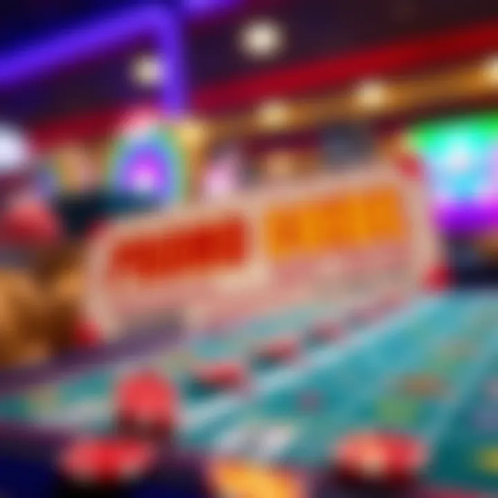 Digital coupon code with a casino-themed background symbolizing promo code usage