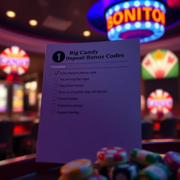 Checklist highlighting key terms and tips for effectively redeeming deposit bonus codes