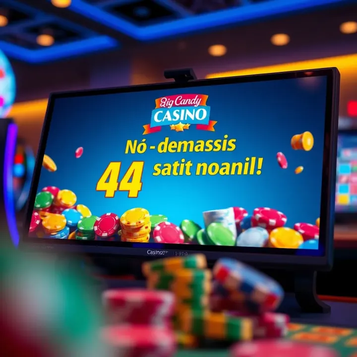 Digital screen showing no deposit bonus activation with casino chips and colorful gaming icons