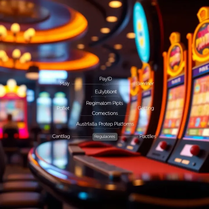 Diagram illustrating regulatory framework and risk management for PayID use in Australian gambling platforms