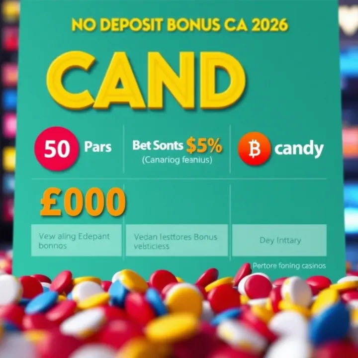 Comparing Big Candy’s No Deposit Bonus Offers with Other Casinos Graphic showing comparison of bonus offers from various online casinos with emphasis on Big Candy